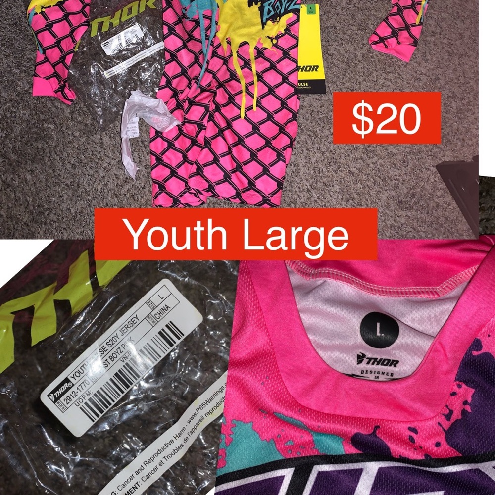 Thor youth  Large MX jersey